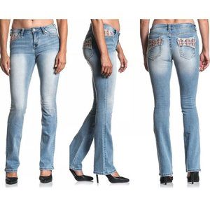 AFFLICTION Women's Denim Jeans JADE ARIES EMBER